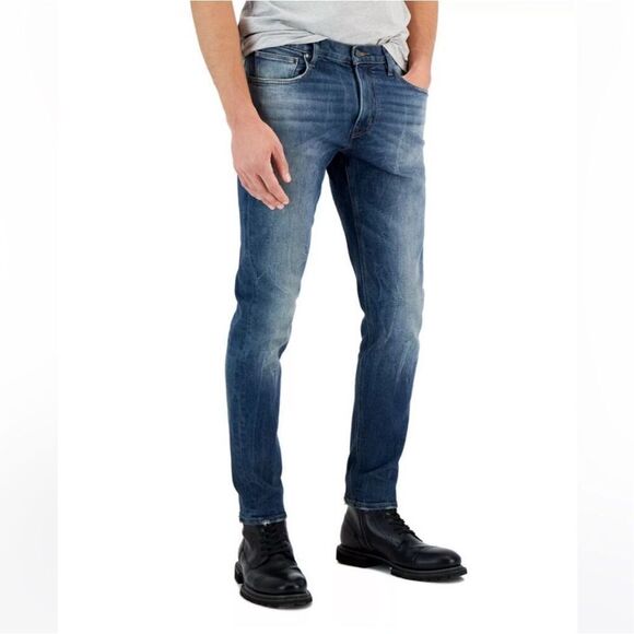 Michael Kors Slim Medium Wash Mens Jeans Fitted 32x30‎ Cotton Stretch - Picture 1 of 8